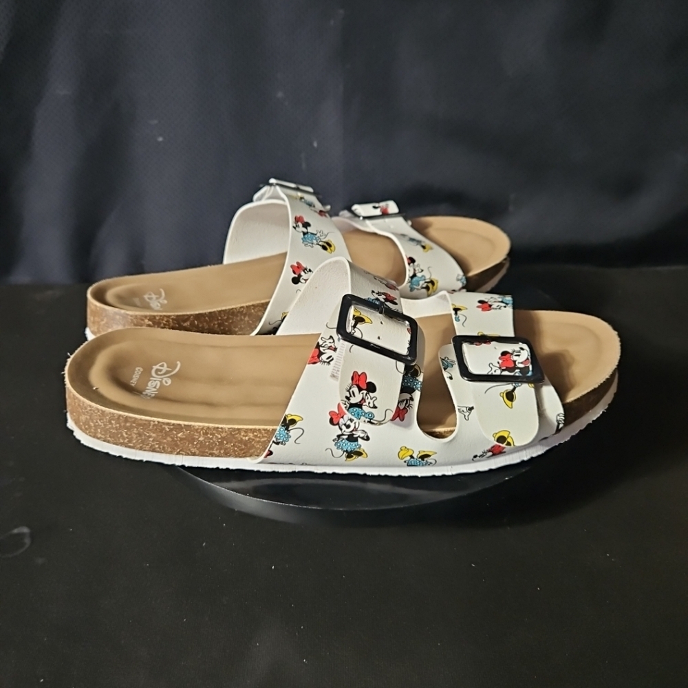 Disney Minnie Mouse Double Banded Sandals -‎ Size 11 - Picture 3 of 7